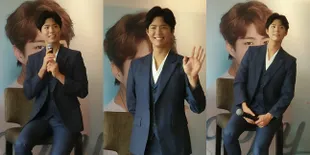 FOTO: Senyum Manis & Gemesin Park Bo Gum Saat Prescon di Jakarta
