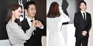 FOTO: Serasi & Manis,  Yoona - Jung Hae In Hadiri Event Iklan