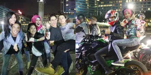 FOTO Seru! Anak Jalanan Berakhir, Para Pemain Keliling Naik Motor