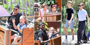 FOTO: Serunya Liburan Harper Beckham & Keluarganya ke Disneyland