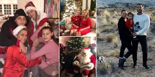 FOTO: Serunya Perayaan Natal Ala Artis Hollywood & Keluarganya
