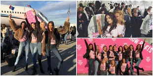 FOTO: Serunya Perjalanan Model Victoria's Secret Dari NY ke Paris
