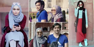 FOTO: Setelah Korea, Rina Nose & Mantan Suami Liburan ke India
