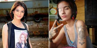 FOTO: Sheila Marcia, Mantan Gadis Sampul Cantik Kini Penuh Tato