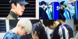 FOTO: Siap Guncang Konser Jakarta! Momen EXO Tiba di Tanah Air