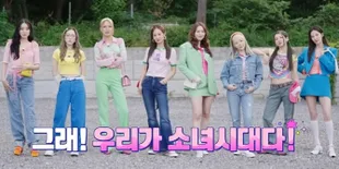 Foto SNSD Berdelapan di Variety Show Terbaru, Pamer Rambut Baru dan Pakai Outfit Cewek Kue