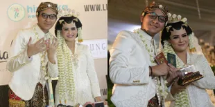 FOTO: So Sweet! Senyum Ceria Mytha Lestari & Barry Resmi Menikah