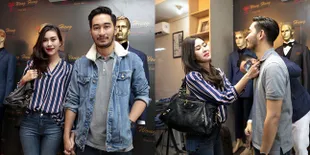 FOTO So Sweet! Syahnaz Sadiqah Temani Jeje Fitting Jas Pernikahan