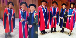 FOTO SRK Dapat Gelar Honoris Causa Dari University of Law London