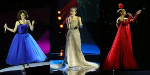 FOTO: Stunning! Gaya Elegan Bunga Citra Lestari di Konser Tunggal