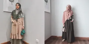 Foto Style Hijab Zaskia Sungkar Saat Ramadan, Casual Tetap Cantik