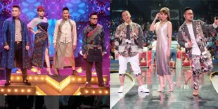 FOTO: Stylishnya Rina Nose di Antara Host Ganteng D'Academy Ini