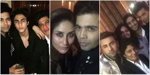 FOTO: Suasana Pesta Karan Johar, Ada Aryan Khan Sampai Kareena