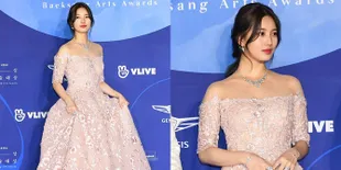 FOTO: Suzy Cantik bak Princess di Red Carpet Baeksang Awards 2019