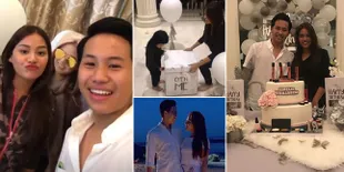 FOTO Sweet! Ultah ke-19, Aurel Dapat Surprise Romantis Dari Pacar