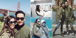 FOTO: Syahnaz Sadiqah & Jeje Bulan Madu Romantis ke California