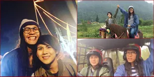 FOTO: Tahun Baru & Keseruan Baru Ala Aming - Evelyn, Naik Buggy!