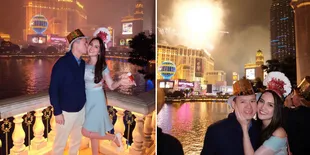 FOTO: Tahun Baru, Shandy Aulia dan Suami Mesra di Las Vegas
