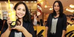 FOTO: Tak Ditemani Raffi, Nagita Slavina Hadiri Launching Bisnis