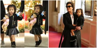 FOTO: Tampil Bak Rockstar, North West Masih Seimut Boneka