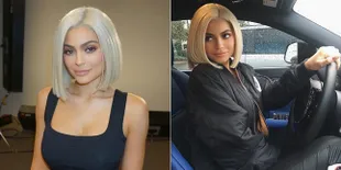 FOTO: Tampil Stunning, Kylie Jenner Pamer Rambut Pirang Platinum