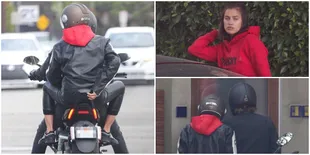 FOTO Tanpa Anak, Irina Shayk & Bradley Cooper Boncengan Naik Moge