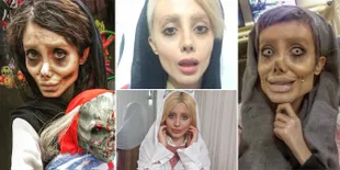 FOTO: Tanpa Makeup Seram & Photoshop, Ini Wajah Asli Sahar Tabar