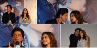 Foto: Tatapan Mesra Shahrukh Khan - Kajol, Begitu Dekat dan Nyata