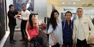 FOTO Temani Calon Suami Fitting, Perut Mantan Samuel Rizal Buncit