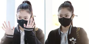 Foto Terbaru Jennie BLACKPINK Menuju Paris, di Bandara Pakai Jaket Chanel Lalu Ganti Baju Santai di Pesawat