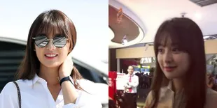 FOTO: Tiba di Bali, Kim Ji Won Senyum Manis Saat Disapa Fans