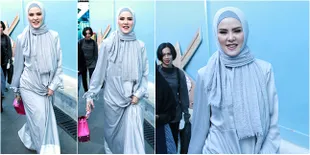 FOTO: Tinggalkan Baju Ketat, Angel Lelga Pakai Kaftan Syar'i