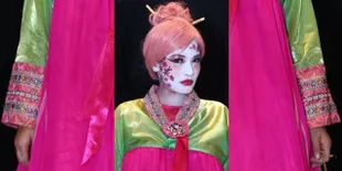 FOTO: Titi Kamall Dandan Total Jadi Korean Lady di Acara Ini