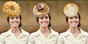 FOTO: Topi Kate Middleton Jadi Meme Makanan, Awas Batal Puasa!