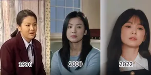 Foto Transformasi Song Hye Kyo dari 1996 Sampai 2023, Dulu Pipinya Chubby Sekarang Tak Mengenal Kata Menua