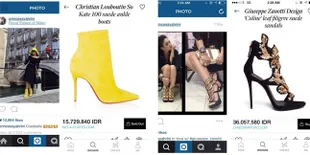 Foto: Ulala! Intip Koleksi Sepatu Mewah dan Mahal Milik Syahrini