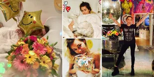 FOTO: Ulang Tahun Miley Cyrus, Kado Dari Liam - Pesta Pelangi
