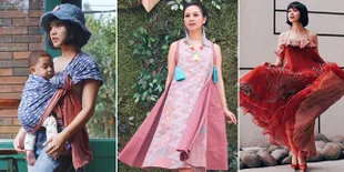 FOTO: Usai Melahirkan Baby Kawa, Andien Makin Cantik & Stylish