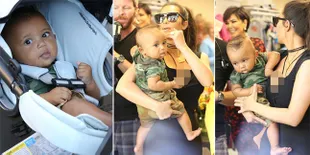 FOTO: Usia 7 Bulan, Inilah Wajah Saint West Anak Kim Kardashian