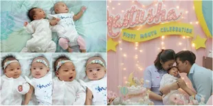 FOTO: Usia Satu Bulan, Nastusha Playdate Cantik Lucu Sesama Bayi