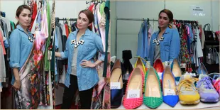 FOTO: Ussy Sulistiawaty Jual Baju Bekasnya, Tetap Cantik!