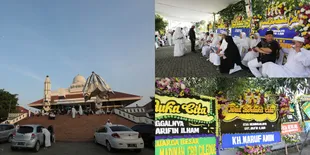 FOTO: Ustaz Arifin Ilham Meninggal, Jemaah Penuhi Masjid Az-Zikra