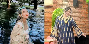 Foto Via Vallen yang Semakin Cantik dan Bahagia Saat Hamil, Baby Bump Juga Makin Terlihat