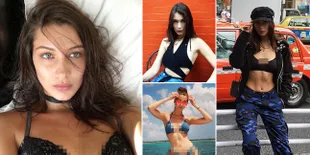 FOTO: Wajah Cantik - Body Killer, Bella Hadid Pantas Jadi Angel