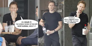 FOTO: Wajah Galau Tom Hiddleston Usai Putus, Malah Jadi Meme