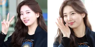 FOTO: Wajah Hanya Pakai Makeup Tipis, Suzy Terlihat Makin Chubby