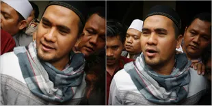FOTO: Wajah Tenang Saipul Jamiell Usai Salat Jumat di Kepolisian