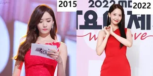 Foto Yoona SNSD Sebagai MBC Gayo Daejejeon 8 Tahun Berturut-Turut, Visualnya Nggak Pernah Gagal