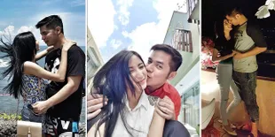 FOTO:Romantisnya Bulan Madu Ricky Perdana, Kecup Mesra Sang Istri
