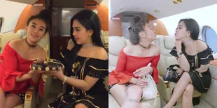 FOTO Syahrini Dapat Surprise & Rayakan Ulang Tahun di Jet Pribadi